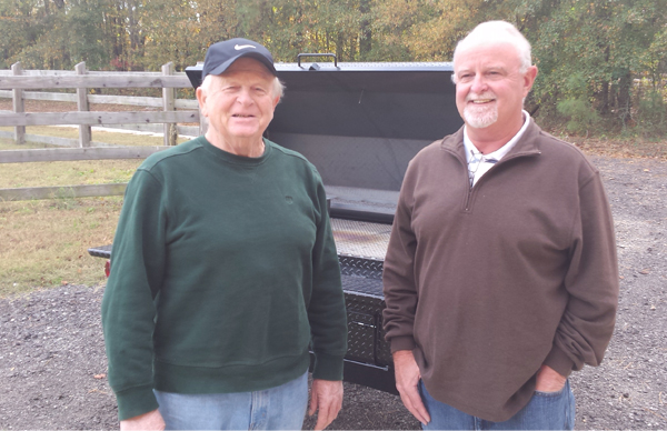 Carolina Pig Cookers, delivers another cooker to Sumter, SC.
