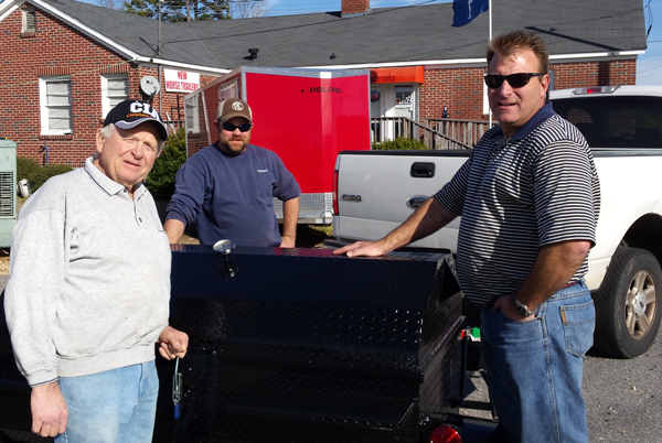 Big Boy Toys gets a new Carolina Pig Cooker in Fountain Inn, South Carolina.