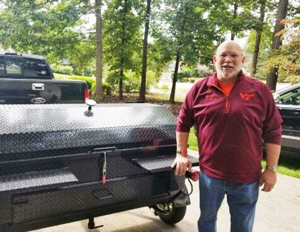 New Carolina Pig Cookers owner from Forest, Virginia.