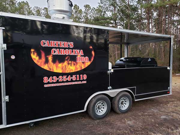 Carters Carolina BBQ - new trailer.