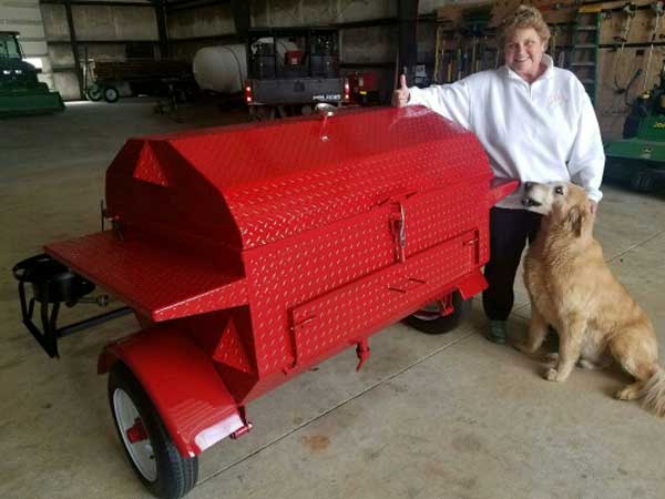 Debbie C. with her new cooker.