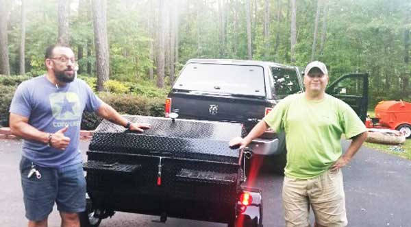 Octavio R., new Carolina Pig Cookers owner.